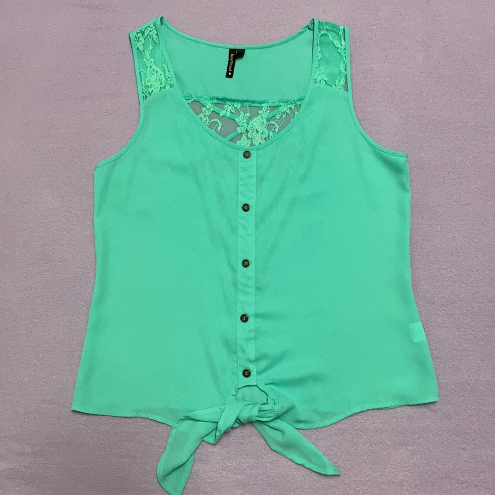 HeartSoul Teal Tank Top